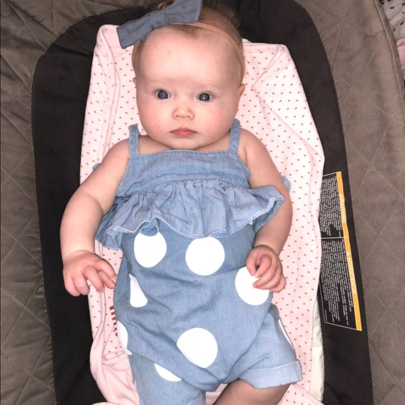 Sooki baby spotty chambray playsuit - Picture 3 of 3